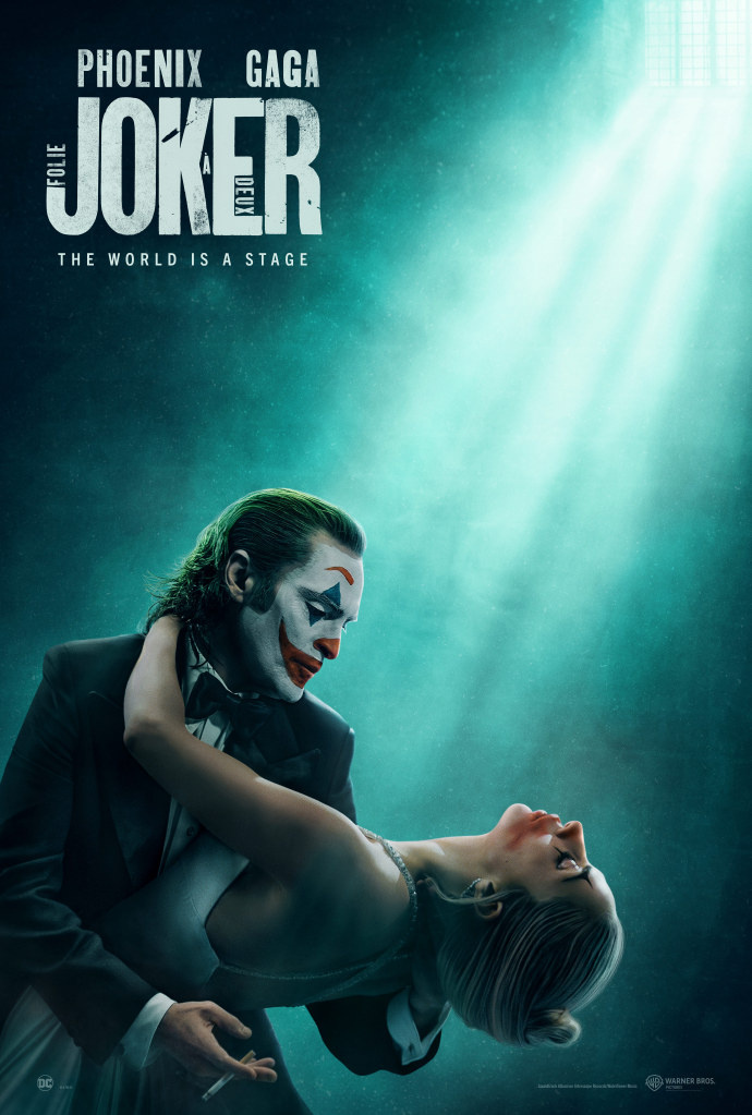 《小丑2：双重妄想》首张海报曝光，华金·菲尼克斯与Lady GaGa共舞插图