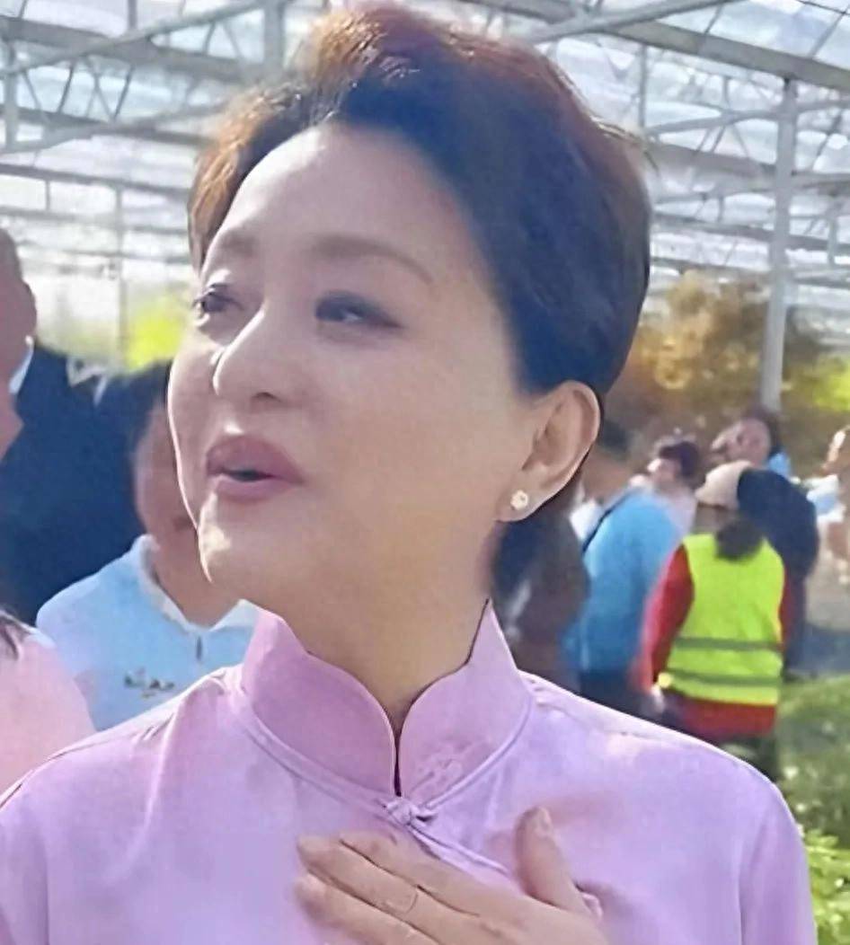 56岁杨澜素颜逛花海，真实颜值美到让人惊呼插图1