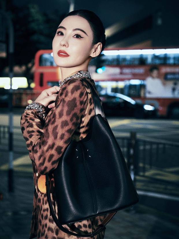 张柏芝穿复古豹纹裙，港风造型秒回《喜剧之王》时代插图