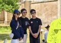 田家！1高剑桥！16岁森碟比老爸还高，12岁小亮仔踮脚才到姐姐下巴缩略图
