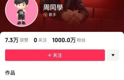 周音还没发作品天没发作品就狂揽1000万粉丝，概念股两天猛涨，知情人士透露入驻抖音没签合同缩略图