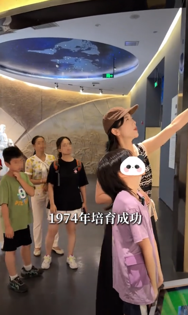 杨乐乐带儿子参观袁隆平水稻博物馆 10岁沐沐狼尾发型引热议 网友爆料汪涵夫妇还有个小公主插图1