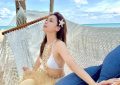 钟欣潼海边玩得超开心，状态美翻了缩略图