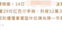 何超莲台湾露面被问婚变，笑而不答，台媒：她用葡萄牙护照缩略图