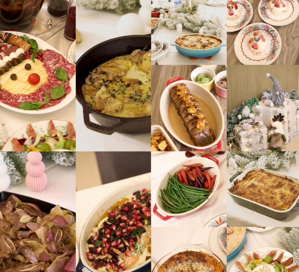 羡慕了!何超莲给团队安排圣诞大餐,还戴麋鹿头套超可爱插图1 羡慕了!何超莲给团队安排圣诞大餐,还戴麋鹿头套超可爱插图1